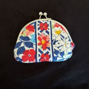 Vera Bradley Double Kissed Coin Purse